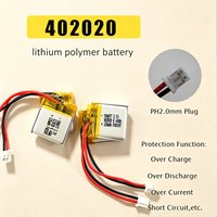 402020 3.7V Rechargeable Battery 120mAh Li Polymer Batteries 042020 for GPS Smart Watch GPS Bluetooth Mouse Headset Speaker