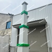 Lifting mast 3/4/5/6/7/8/9 meters ,Hand cranked lifting pole, manual telescopic mechanical winch