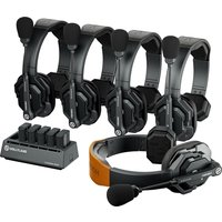 Hollyland Solidcom SE Full Duplex Wireless Intercom Headset System ENC Noise Cancellation 350m 2-5 Users Team Communication