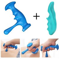 T Shaped Trigger Point Massager Manual Thumb Pressure Deep Tissue Physiotherapy Stick Full Body Muscle Relax Tool