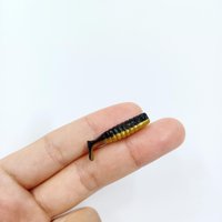 DUODUOYU 30PCS Mini T-tail Soft Fishing Lures 0.6g/30mm Small Worm Lure Silicone Artificial Bait Bass Pike Fishing equipment