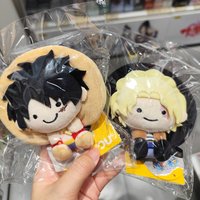 One Piece Genuine Monkey D. Luffy Sabo Coin Purse Anime Figure Keychain Plush Doll Earphone Storage Bag Boy Birthday Gifts