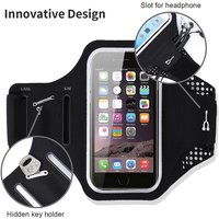 Solid Running Armbands For iPhone 17 16 15 14 13 12 Pro Max Samsung Xiaomi Oppo Huawei Moto Outdoor Sports Arm Band Phone Bag