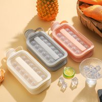 Ice Hockey Pot Making Ice Hockey Film Tool Household Ice Grid Pot 2-in-1 Kettle Ice Cube Silicone Portable Cold Drink Ice Cup