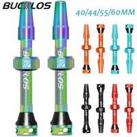 AliExpress BUCKLOS Bike Tubeless Valve 40MM 44MM 55MM 60MM Road Mountain Bicycle Presta Valves High Quality Tire Nipple MTB Accessories