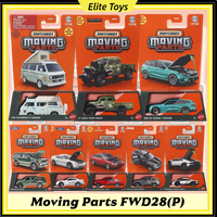Matchbox Diecast Car Model Moving Parts Volkswagen T3 Vanagon Bmw Dodge Lamborghini Alloy Metal Collectible 1/64 Vehicle Toy