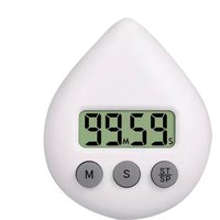 Waterproof Shower Clock Timer Splash Resistant Timer Suction cup type Digital Timer Clock mini portable for Home Office Kitchen