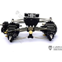 LESU for 1/14 Tamiya truck rear suspension assembly X-8002 original aperture RC modified dump truck model accessories