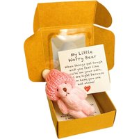 Handmade Mini Plush Teddy Bear In Box Little Pocket Bears With Inspirational Card Gifts For Birthday Guests Party Supplies J7I3