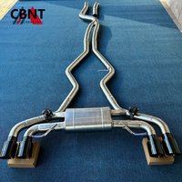 CBNT Perfect Fit Valved Exhaust Pipe System for BMW M240i M340i M440i G42 G20 G22 3.0T B58 Valvetronic Exhaust Catback Muffler