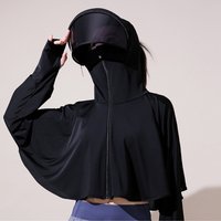 AliExpress NONE Lens Cape Sunscreen Clothing New Cycling UV Protection Women's Breathable Sunscreen Ice Silk Thin Edition