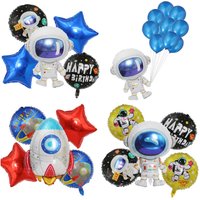Astro Boted Theme Birthday Party Decoration Balloons Astro Bot Latex Balloons 3D Foil Balloons Party Decorations