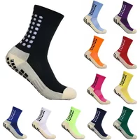 1/10 pair of football socks sports socks men's mid-calf socks silicone non-slip dot socks basketball yoga socks