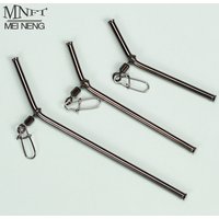 MNFT 6Pcs 7cm/9cm/12cm Small Brass Tube Fishing Balance Connector Fishing Tackle Anti Tangle Booms Sea Fishing Accessory
