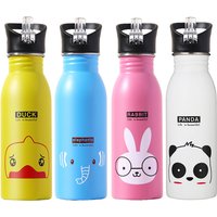 AliExpress NONE Cute Cup Cute Animal Stainless Steel Water Cup Leak - Proof Portable for Cycling Camping Creative Gift Water Bottle