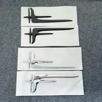 For Mercedes Benz fender side angel wing labels C-class E-class C200L extended version refit accessories pair decals stickers