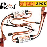 2PCS/lot Rcexl Opto Gas Engine Kill Switch Shut Down Version 2.0 for RC Gasoline Airplane DLE Engieen Fix Wing Plane Parts