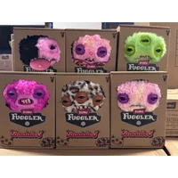 2026 New Genuine Fuggler Baddies Plush Toys Super Soft Leopard Print Pink Purple Ears Collectible Home Decor Gifts For Women
