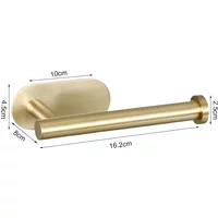 Brushed Gold Toilet Paper Holder wc paper holder Toilet Paper Holder for Bathroom Accessories Accessories 304 Stainless Steel