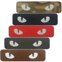 Katze Augen Taktische Patch Leucht Teufel der Augen Patch Moral Taktische Abzeichen für Für Taktische Helm Tasche Jacke Uniform