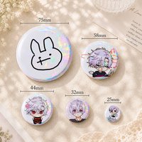B-Bunny Iglesias B-Blue Lock Badges Brooches Personalized Tinplate Enamel Pins Creativity Printed Pictures Text Metal Lapel Gift