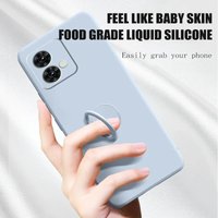Liquid Silicone Rotable Ring Stand Case for Motorola Signature Edge 70 Fusion 60 Ultra 50 Neo G67 G77 G86Power G56 G66J/Y Cover