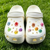 New Fashion shoe Charms for Glow-in-the-dark turtle Flowers Clogs Shoe Buckle Cute shoe Accessories Decoration for Girls Gift