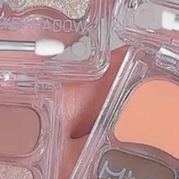 Soft Pink Eyeshadow Palette Blush Eyeliner Eyeshadow Highlight Contour Palette Eyes Makeup Cute Beauty Cosmetics Multifunctional
