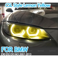 Lemon Yellow Daylight Angel Eyes CSL Style for BMW 3 Series E90 E92 E93 M3 Coupe Cabriolet 07-13 Daytime Running Light Ring Kit