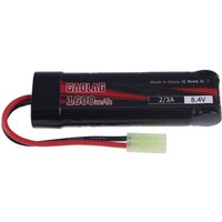 2/3A 8.4V 9.6v 1600mAh Battery with Mini Tamiya connector And USB Charger for Airsoft Guns Toy Parts
