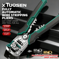 TUOSEN Electrician Multi-Tool Automatic Wire Stripper Crimper Pliers for Terminal Crimping and Cable Stripping