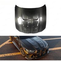 For M3 G80 M4 G82 AC Style High Quality Lightweight Car Bonnet Upgrade ODM OEM Dry Carbon Fiber Engine Hood