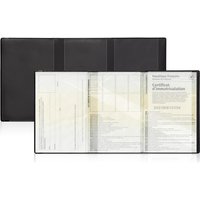 Foldable Car Document Holder for Registration & License, PVC Lightweight Storage Pouch for Roadside Emergency, 1-Pack