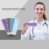 1pcs 31-Day Monthly Pill Organizer with Large Removable Medication Pods Portable Pill Case Box And Holder for Daily Medicine