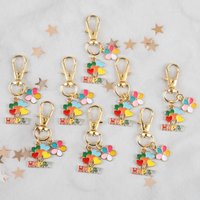 8A chain jewelry set brought by luck,Rainbow flowers are suitable for team gifts,Classroom thank-you scenarios。Includes inspirin