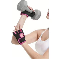 AliExpress NONE Outdoor Cycling Half Finger Gloves Anti Slip Breathable Gym Training Wrist Protection Palm Shock-absorbing Protective Gloves