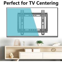 TV Wall Mount Fixed for Most 14"-32" Flat/Curved TVs with Max VESA 200X200mm up to 55 Lbs Space Saving Universal TV Bracket