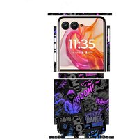 Colorful Anti-Scratch Phone Skin For Motorola Razr 60 50 Ultra Back + Hinge Decal Matte Film For Moto Razr 40 50 Decal Sticker