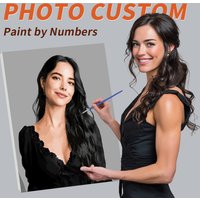 PBYN Photo Custom DIY Painting By Numbers Frame Customized Picture Landscape Animals Family Coloring By Numbers Handwork Gift
