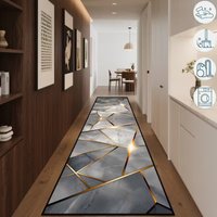 3D Strip Carpet Non-Slip Customizable Rug for Hallway Stairs Entrance Corridor Home Hotel Use Living Room Floor Mat