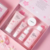 LAIKO Hydrating Skin Care Set Cherry Blossom Lotion Essence Serum Gift Moisturizing Beauty Multi Effect Refreshing Nourish 2026