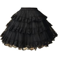 Girls 3 Layers Tulle Short Wedding Flower Girl Petticoat Slips Underskirt
