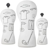 Golf Club Head Covers for Protection and Style Golf Head Cover 1 Wood 3/5 Wood UT Cover Protective Cover