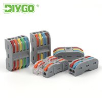 DIY Go Kabelst ecker 221 222 Universal-Kompakt kabelst ecker für elektrische Beleuchtung Schnell docking Kabel klemmen block