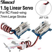 1 Pcs GS-1502 Linear Servo JST Plug 1.5g/ 80g-cm/ 0.12sec Micro Servo Steering Gear 3.7-5V for RC Airplane Fixed-wing DIY Model