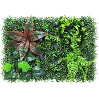 Artificial Green Wall Landscape Home Garden Jungle Decor Fake Plants Hanging Grass Greenery Wall Panels Garden Fence Decoration