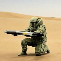 3D Printed Soldier Statue Pen Holder Desktop Organizer Creative Office Stationery Stand Cool Desk Decor Gift for Men Boys