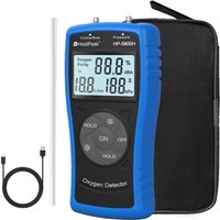Gas Detector Oxygen Detector, YF-5800H Ultrasonic Oxygen Detector for Oxygen Concentration Pressure and Flow, Handheld Detector