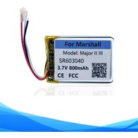 Original Replaces 800mAh Battery For Marshall Major II III Gen 2 3 MID Bluetooth Handset Headphone AKK Batterie Accumulator