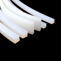 Solid Silicone Rubber Seal Strip Heat Resistance Square 2mm 3mm 4mm 5 6 7mm 8mm 9mm 10mm 11mm 12mm 13mm 14mm 15mm - 20mm